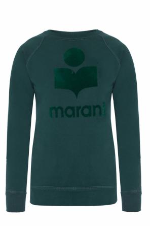 Sweatshirt with velvet logo, zdjęcie 1 Sweatshirt with velvet logo od Isabel Marant Etoile